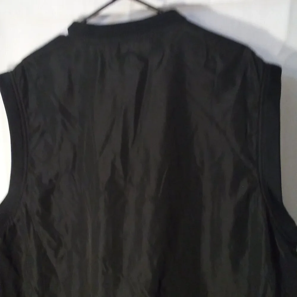 Acuity Pullover Vest Jacket Mens XL Sleeveless Logo Pockets Black
